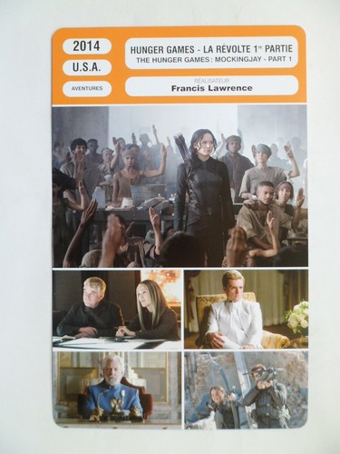 Carte fiche cinema 2014 hunger - fiche,