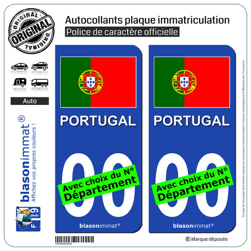 Stickers autocollant plaque - 2,