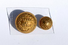 RARE 2 BOUTON UNIFORME ANCIEN - LYCEE St LOUIS - D:13 et 21mm