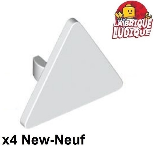 Lego road sign panneau - 4x,