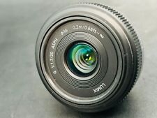 Objectif pancake grand angle Panasonic Lumix G 20 mm/F1,7 ASPH. H-H020 Fast S...
