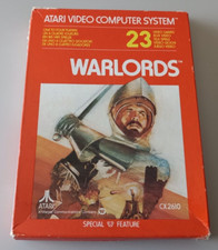 Jeu Atari 2600 "Warlords" complet en boîte version PAL (N°7625S)
