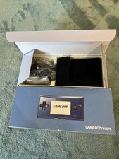 RARE CONSOLE PORTABLE NINTENDO GAME BOY ADVANCE MICRO BLEUE - NEUF JAMAIS JOUÉ