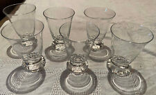 6 Verres Cristal Daum modèle