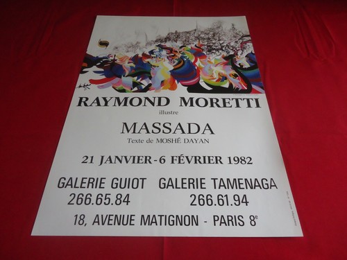 Affiche peintre raymond - affiche,