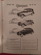 REVUE TECHNIQUE PEUGEOT 401 601 D DL L C MKD Taxi DLT Rta Peugeot 601 401