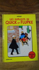 BD NO TINTIN HERGE QUICK ET FLUPKE RECUEIL 2 CASTERMAN 1975