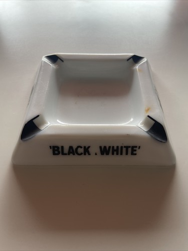 Cendrier black white made - white, in