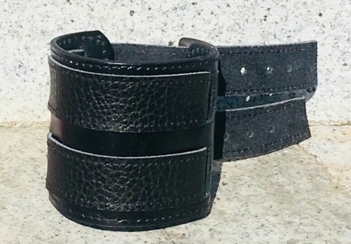 Cuir manchette poignet - cuir,
