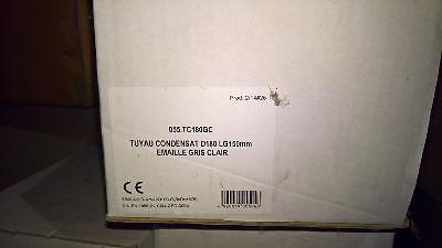 Tuyau condensat emaillé gris - tuyau,