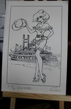 Walthery - Lithographie - Pin up sexy - Signée & Numérotée - HC - 20 exemplaires
