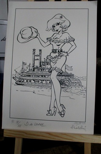Walthery lithographie pin - walthery,