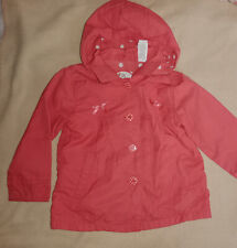 Trench parka légère rose corail pour petite fille 2-3 ans C&A