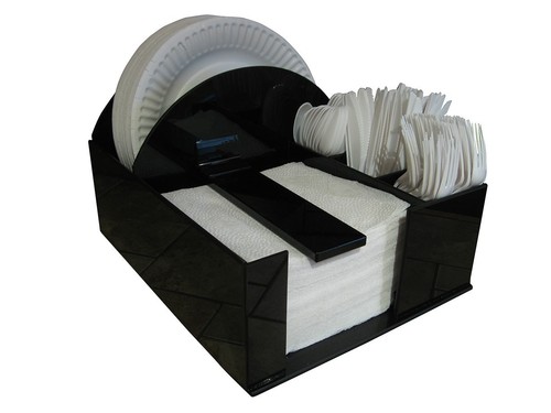 Paper plate dispenser bbq - paper,