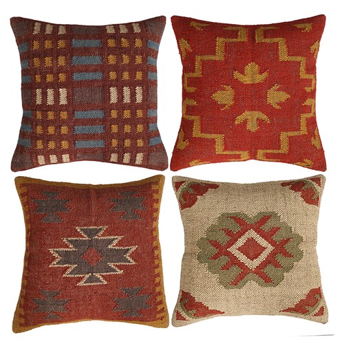 Housse coussin kilim en - housse,