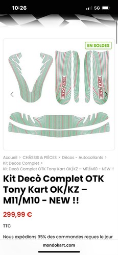 Kit deco tony kart - kit,