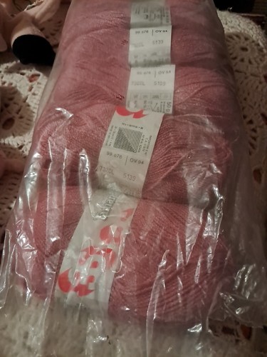 Pelotes laine vieux rose - pelotes,