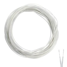 20M Fil Électrique Transparent 2 Fils Flexible PVC Câble Transparent Fil Élec...