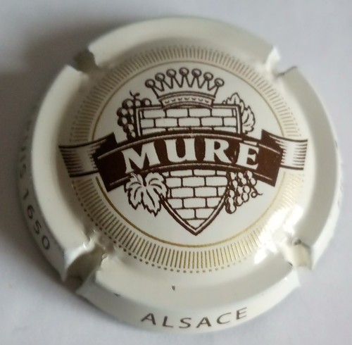 Capsule crémant alsace - de, d'alsace