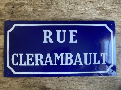 Ancienne plaque émaillée