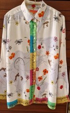 Chemisier / surchemise Viscose 100% T 44 VILAGALLO Manches longues Tbe