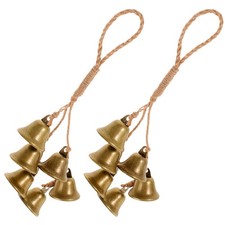 2 Pcs Cloche Métallique