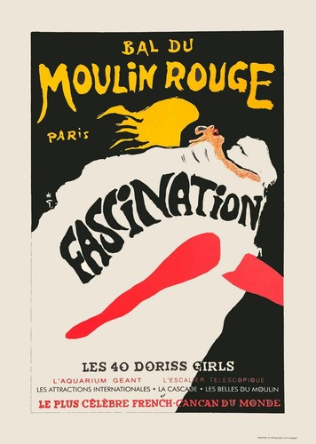 René gruau moulin rouge - rené,