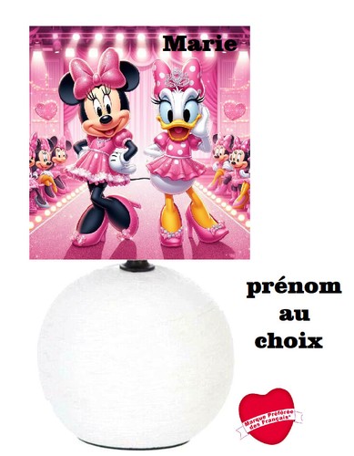 Lampe chevet minnie et - lampe,