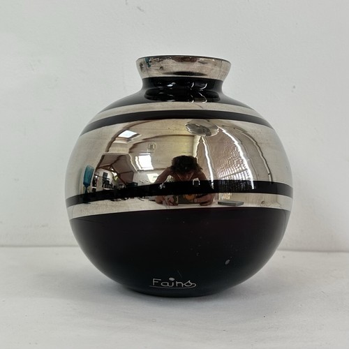 Ancien vase boule verre - boule,