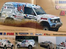 RARE POSTER FORMAT A3 RALLY PARIS DAKAR 2005 MITSUBISHI PAJERO N352