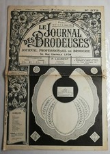 Le Journal des brodeuses journal professionnel Lyon N°373 15 mars 1933