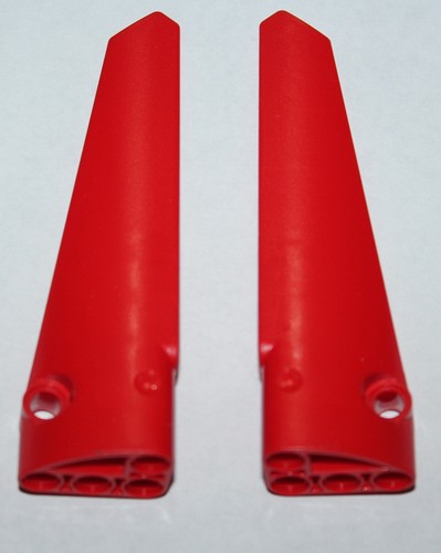 Lego technic red panel fairing - red,