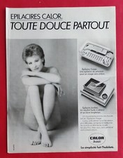 Publicité presse: Produit de Beauté EPILCIRE de CALOR  Visage et Jambes 1982