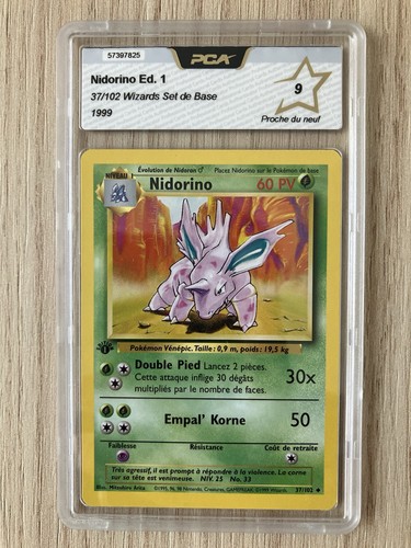 Carte pokémon nidorino 1 - carte,