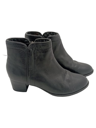 Eram bottines femme noir cuir - noir,