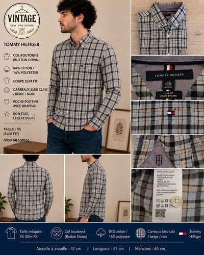 Chemise tommy hilfiger homme - chemise,