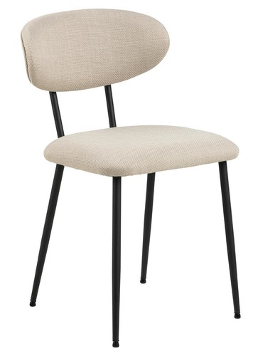 Fauteuil rembourré beige