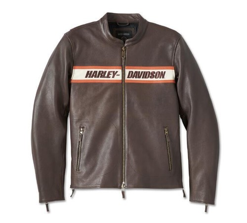 Harley davidson veste cuir - en,