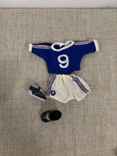 Kiki monchhichi Sekiguchi Tenue Footballeur réf 2 720 122 Collection Ajena 1979