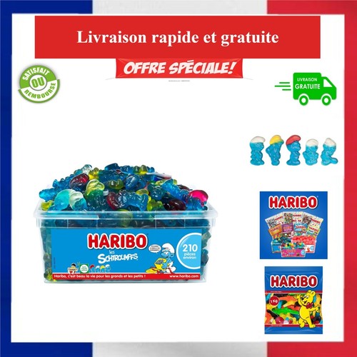 Haribo les schtroumpfs - haribo,