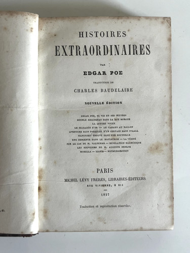 Histoires extraordinaires - extraordinaires,