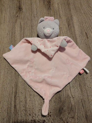 Doudou sucre orge chat plat - doudou,