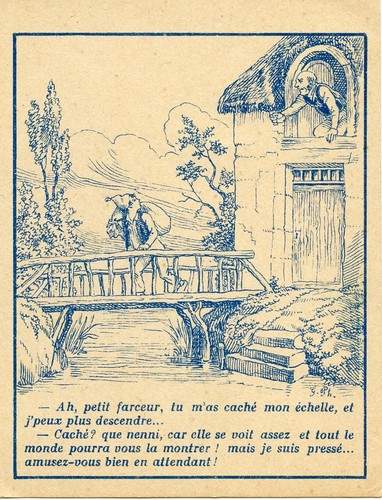 Chromo fantaisie humour - chromo,