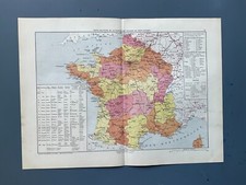 CARTE MILITAIRE DE LA FRANCE