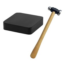 Maillet En Acier avec Bloc de Banc En Caoutchouc Antidérapant pour Marteler La