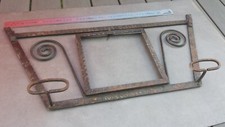 Ancien miroir porte manteau en