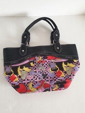 Petit sac multicolore soco, plusieurs traces et tâches 35x21cm