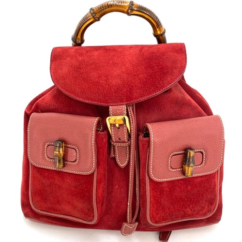 Sac dos gucci rouge - à, voyage