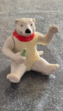 FIGURINE OURS COCA COLA A MECANISME 1996 FOR BURGER KING HAUTEUR 8 CM