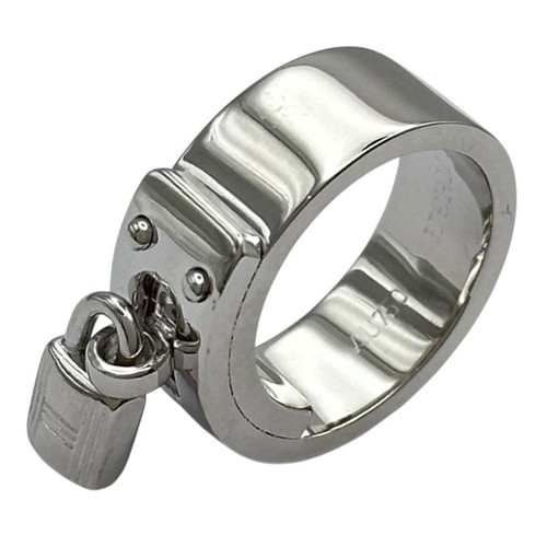 Bague hermes kelly blanc - bague, or